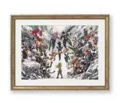 【ヒロアカ】　WJ50周年展VOL.3 僕のヒーローアカデミア 緑 爆豪 ヒロアカ 十傑 複製原画 高級複製原画 僕のヒーローアカデミア 複製原画　10傑 ポスター