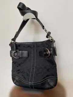 COACH ショルダーバッグ F12852 ブラック - メルカリ
