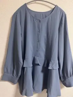 ブラウス anyfee エニフィー　前後2wayフリル ブラウス