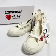 未使用】PLAY Comme des Garçons × converse24㎝ CDG PLAY X CONVERSE STEEL GREY LOW TOP SNEAKERS – The Modern