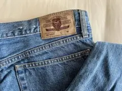 90s REAL JEANS ストレートデニム L ライトブルー