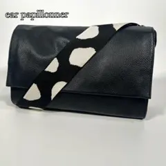 美品✨　ear PAPILLONNER 柄ワイドテープショルダーバッグ
