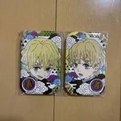 鬼滅の刃　我妻善逸　まるかく缶バッジ