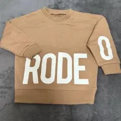 美品 S(100) RODEO CROWNS トレーナー ベージュ