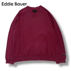 【Eddie Bauer SPORT】袖ロゴ ラグランスウェット　XLのサムネイル