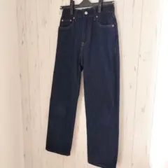 グローバルワーク　GOOD DENIM ストレートデニム S ネイビー