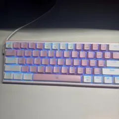 Redragon K552 RGB ピンク 有線キーボード