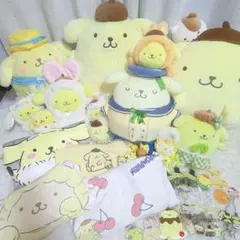 ポムポムプリン ぬいぐるみ 小物 まとめ売り37点