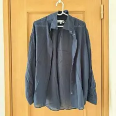 UNIQLOシースルーブラックシャツ XLサイズ