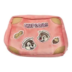 ディズニー チップとデール ハッピーくじ ディズニー　一番くじ　ポーチ