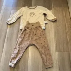 GU 長袖　おさるのジョージ　パジャマセット 100cm