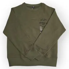 新品 ユニクロキッズ 長袖スウェット 160 オリーブのサムネイル