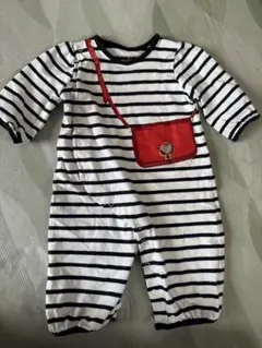 kate spade ストライプロンパース F 美品