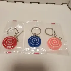 ペロペロキャンディー　キーホルダー 3個セット