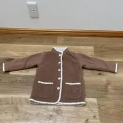 ブラウン フリースジャケット