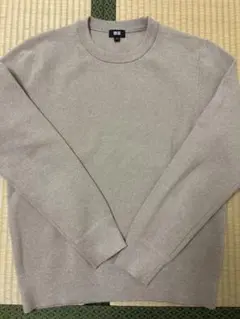 UNIQLO ウォッシャブルストレッチミラノリブクルーネックセーター