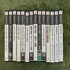 PS2ソフト 14本セット ドラゴンボール ワンピース ナルト 星矢 るろ剣