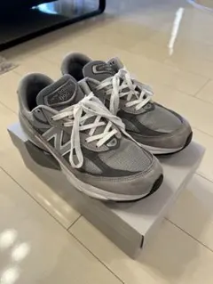 New Balance 990 グレー スニーカー　27