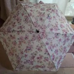 花柄 折りたたみ傘 雨傘のサムネイル