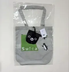 Suicaのペンギン　収納エコバッグ　券面柄エコバッグ＋ フェイス柄 収納ポーチ