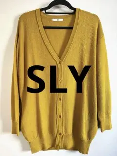 SLY マスタードニットカーディガン