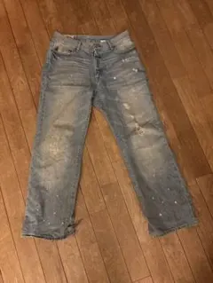 Y2k古着90sバギー気味ストレートデニムSwag.fti