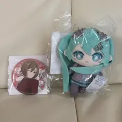 はぴこれ A賞ぬい バツミク E賞缶バッジ MEIKO