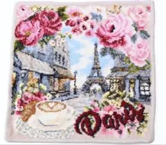 FEILERエッフェル塔と花のデザインのハンカチ