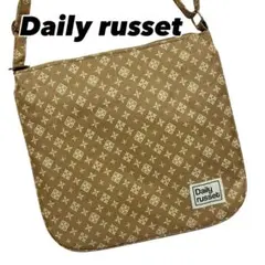 Daily russet ショルダーバッグ モノグラム ブラウン 軽量