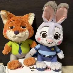 ズートピア FukuFuku BIGぬいぐるみ ニック ジュディ 2種セット
