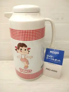 未使用◆タイガー魔法瓶　ペコちゃん テーブルポット 魔法瓶　0.99Ｌ