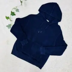 ナノユニバース　フード付スウェット　カンガルーポケット　М