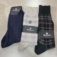 Aquascutum ソックス 3足セット