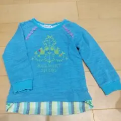 RAG MART 水色 長袖トレーナー 110