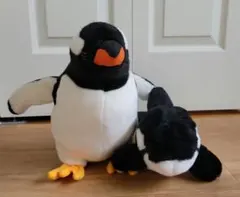 ペンギン シャチ ぬいぐるみ 2個セットのサムネイル
