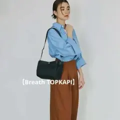 【Breath TOPKAPI】防水ナイロン レザーコンビ ショルダーバッグのサムネイル