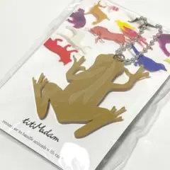 【未使用】titiMadam アクリル製ペンダント Frog カエル ゴールド