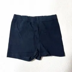 110cm ブラック 黒パン　１部丈　レギンス　ユニクロ　女の子　オーバーパンツ