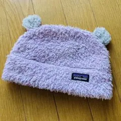 ★値下げ★patagonia 耳付き　ベビー　キッズ フリース帽子 52cm