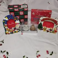 クリスマスフレーム&くまのキャンドル3点セット