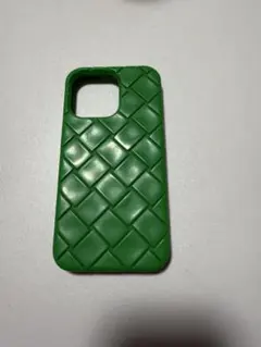 BOTTEGA VENETA iPhone 15 pro ケース シリコン 緑 - メルカリ