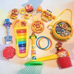 福袋★アンパンマンおもちゃセット　ベビー　キッズ　楽器　ハンマー　ハンドル