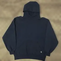 【90s】◎russellラッセル プルオーバーパーカー ブラック USA製 L