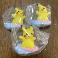 ポケモンキッズ　30周年スペシャル　なみのりピカチュウ 3個セット