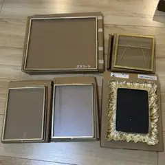ゴールドフォトフレーム5個セット