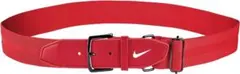 新品2026年USA限定★高級エンボスロゴ入り★ＮＩＫＥ☆野球ユニホームベルト赤