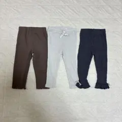 女の子　90cm レギンスパンツセット　アプレレクール　ママラク　メロー　フリルのサムネイル