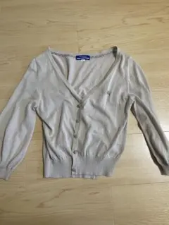 BURBERRY BLUELABEL カーディガン 38 ベージュ
