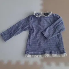 Moujonjon ストライプ柄 長袖トップス 90サイズ