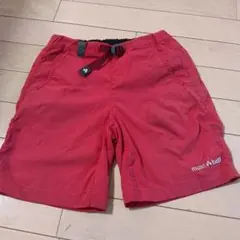 【値下げ不可】mont-bell キッズ ハーフパンツ 120 レッド